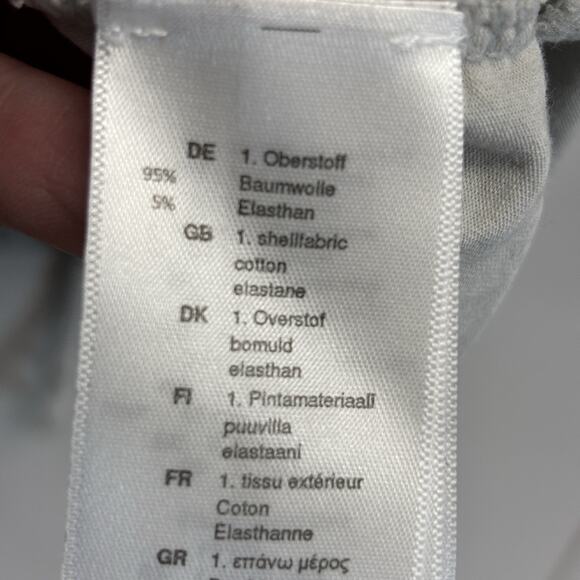 Simclan Distress Wash Jacket Women Large (40) Gray Boho Minimalist Artsy Unique - Picture 7 of 9